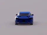 830 Tris Low poly Porsche Car-4