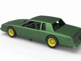 Diecast klasik NASCAR yarış arabası Ölçek 1:25-7