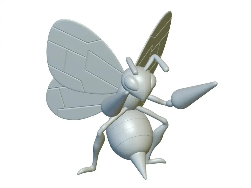 Pokemon Beedrill - Ready for 3D Printing!