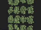 Floral Bee CNC SVG STL Pack 16 Designs-5