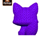 Knitted Cute Fox – STL & 3MF Files for 3D Printing-4