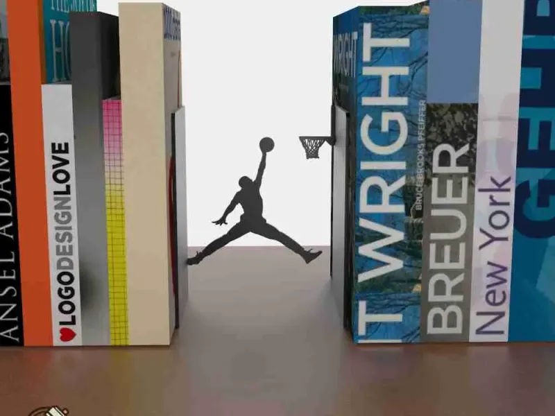 Book Dunk Bookends 🏀📚
