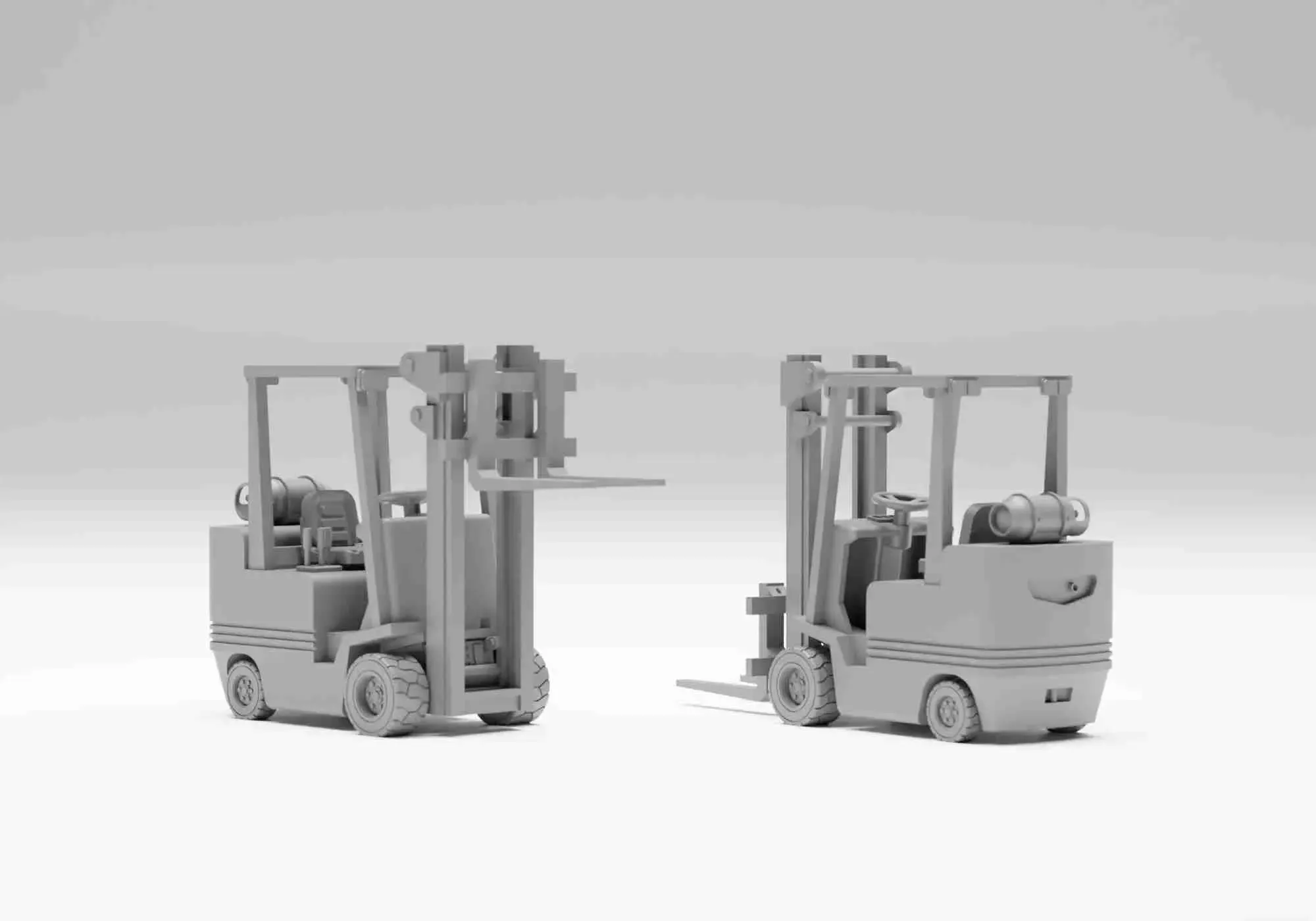 Transport pack - Forklift with cargo H0 scale