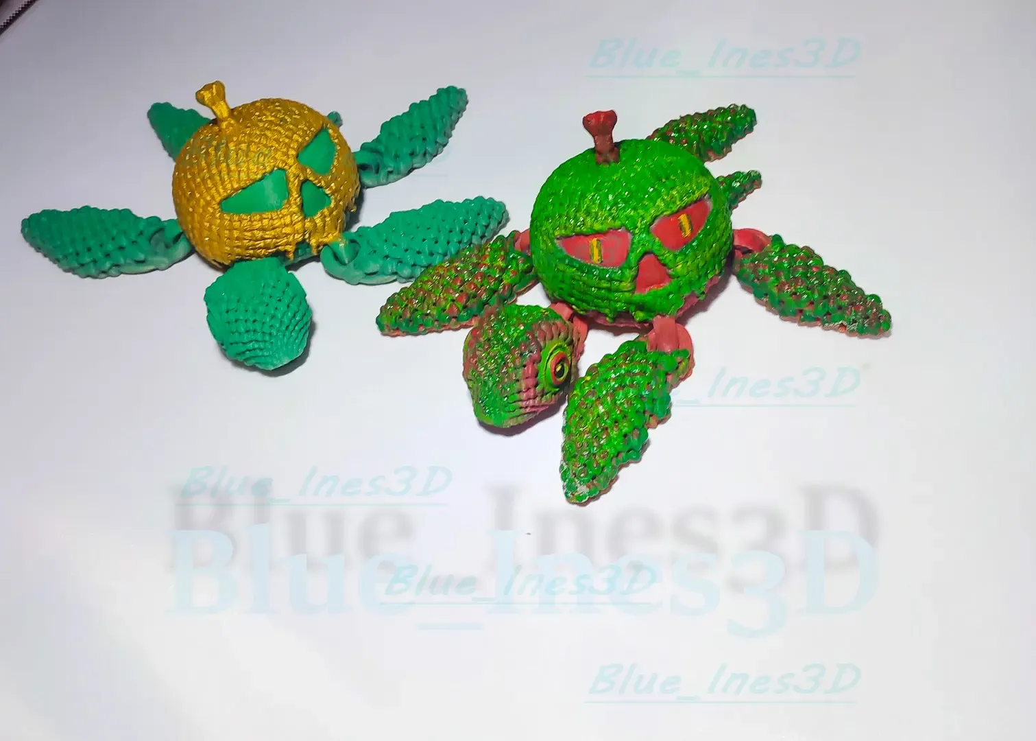KNITTED POISON APPLE TURTLE FLEXI Articulated