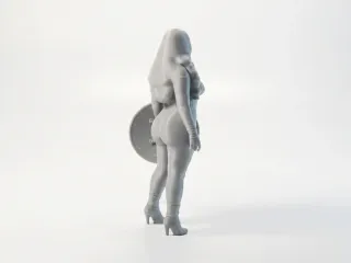 Thick Captain America Figurine Marvel 3D Printable