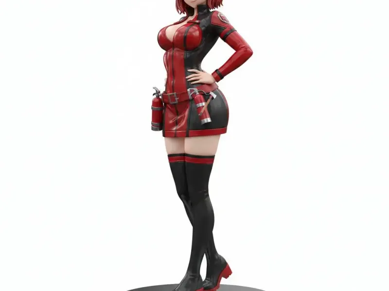 Fire Fighter girl