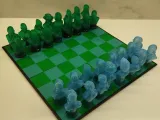 "Breaking Bad" Chess Set: Liquid-Filled & Glow-in-the-Dark N-5