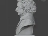 Albert Einstein Bust STL-3