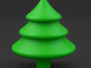 Christmas tree. Simple