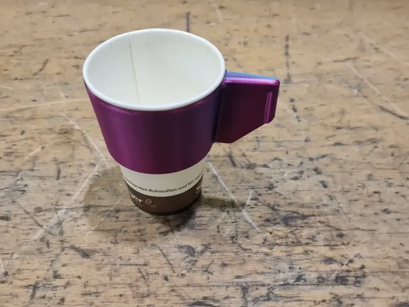 coffee / tea cup holder for standard vending machine coffee!