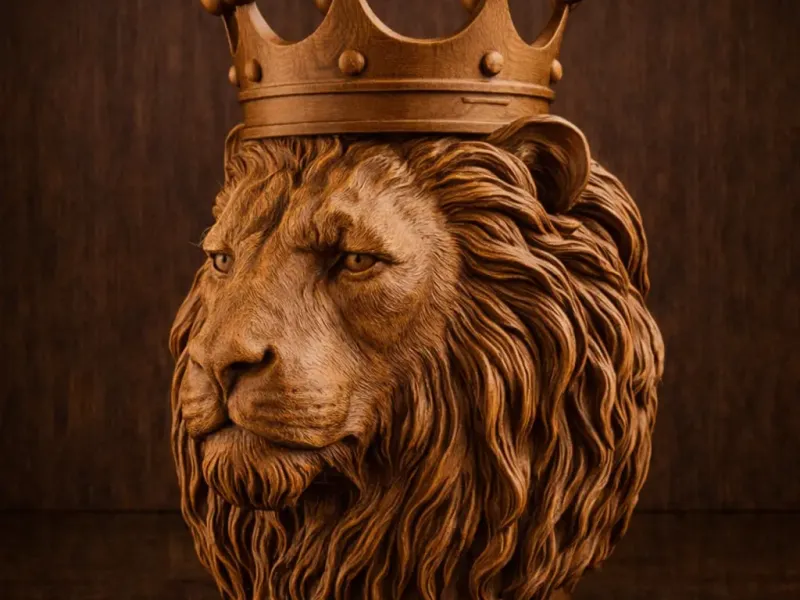 Lion King Bust