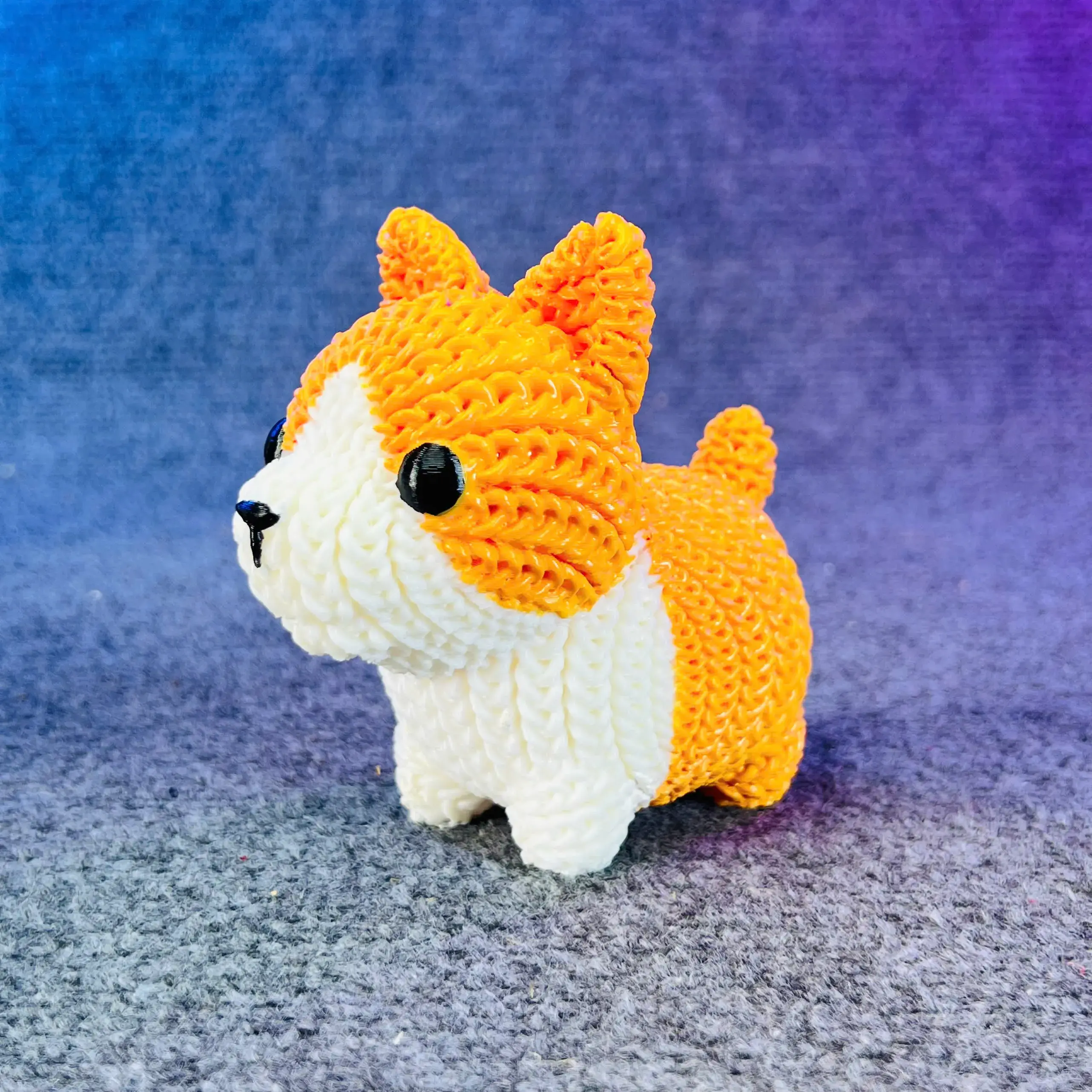 Corgi Dog Crochet - Knitted - Multicolor