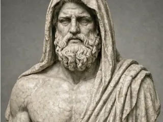 Hades Bust Sculpture