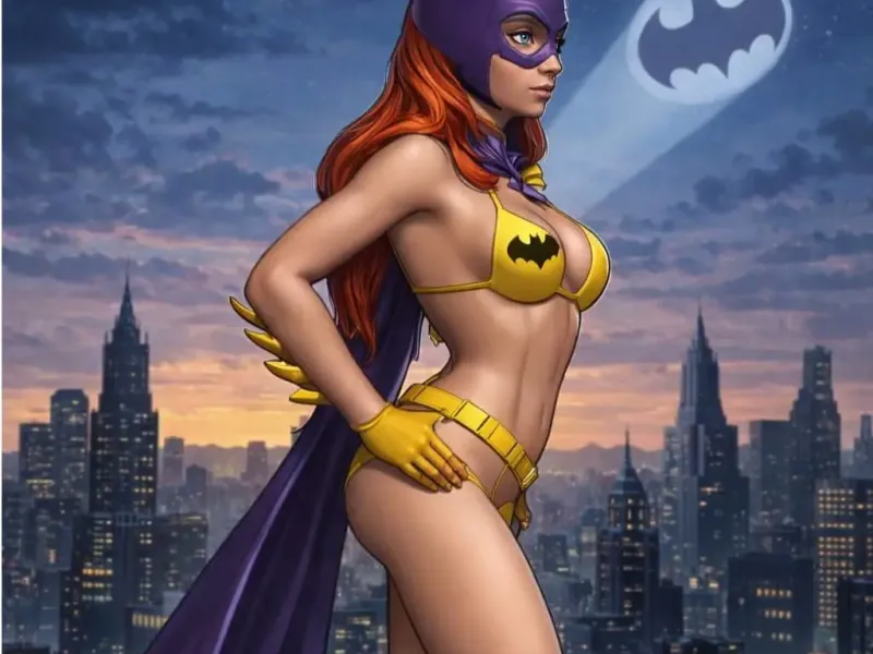 BATGIRL IN BIKINI
