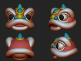 Lion head dance-1