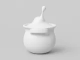 Magic cauldron figurine-3