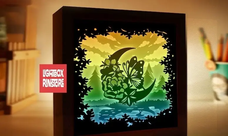 Butterfly Fairy light box (shadow box)