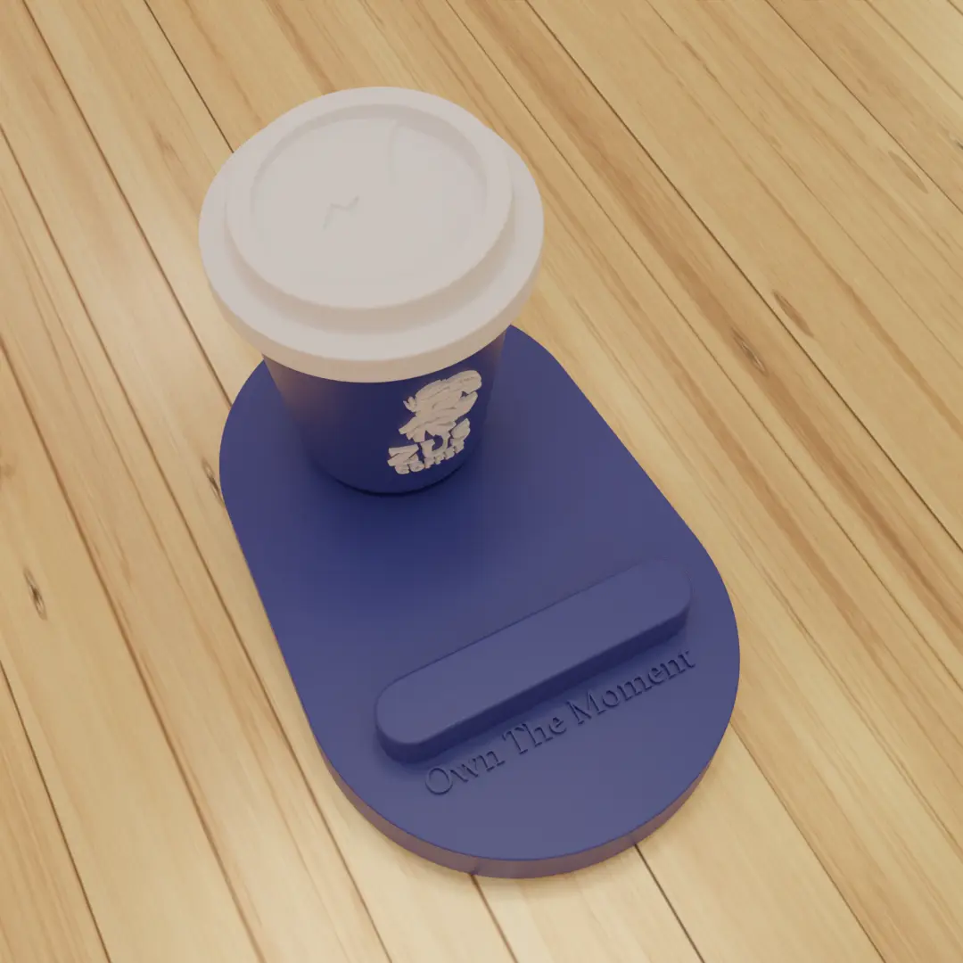 ZUS Phone Stand - Hot Cup - Thunder Blue