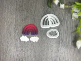 Rainbow and Cloud Clay Cutter Set-1