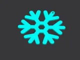 Llavero copo de nieve | Snowflake keychain-1