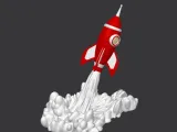 rocket 2 part display-4