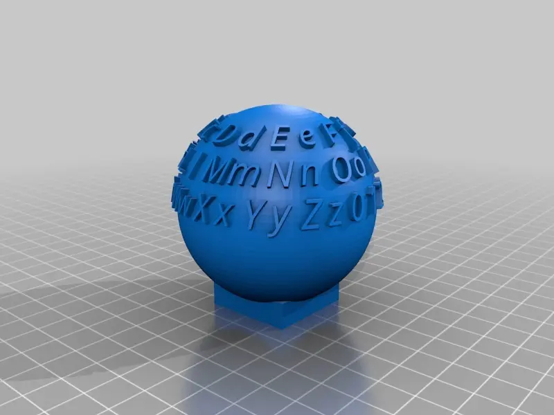 Spherical Font Samplers