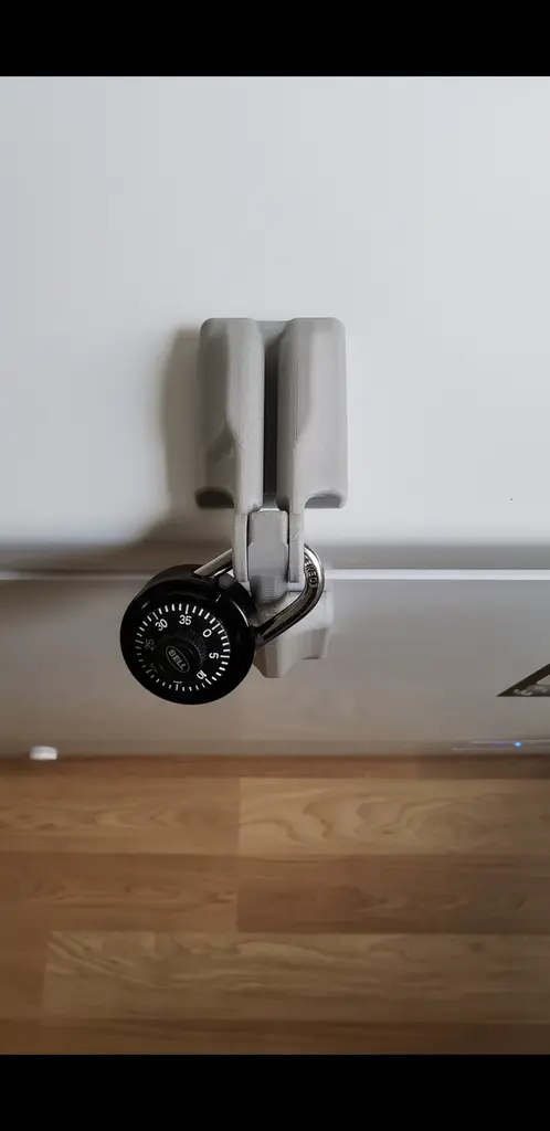Deep freezer lock