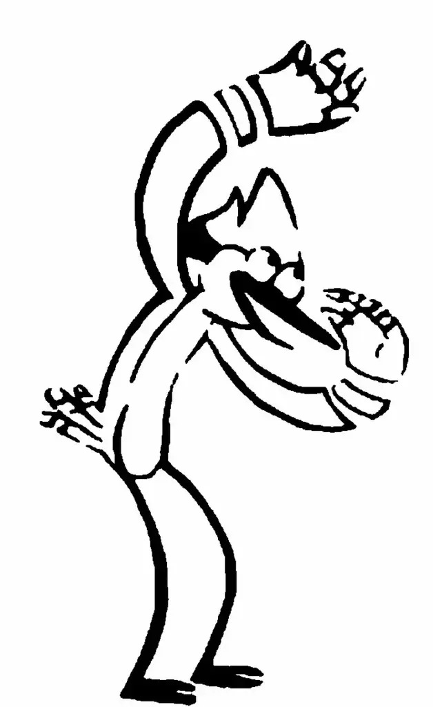 Mordecai stencil