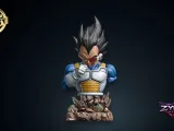 Vegeta Bust STL Dragon Ball 3D Print Sculpture Model-1