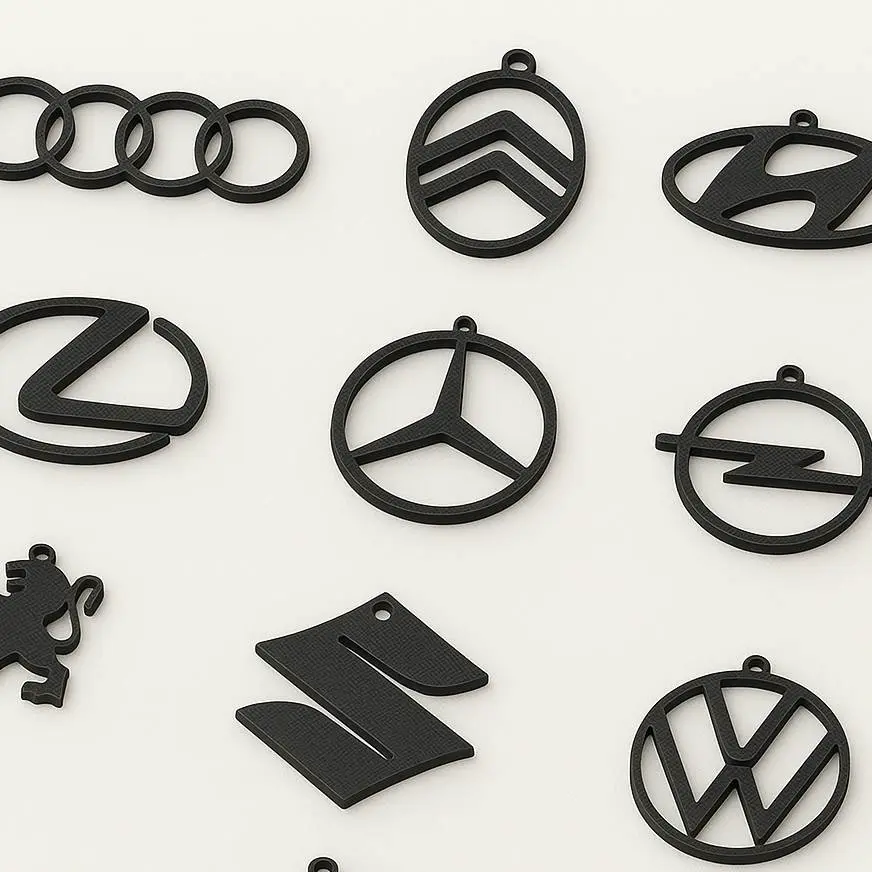 Keychain Kit Cars Logo - 9 keychains