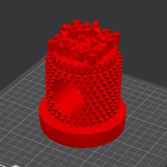 Konomi Quad Spine bearing container servo holder