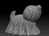 Knitted Ghost Dog-4