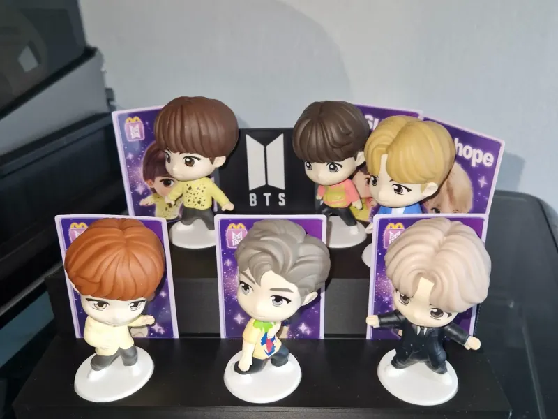 BTS McDonald's TinyTans Display Stand