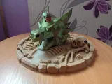 🐉 BackFlow Dragon Head Incense Burner with Skeleton Base💀-5