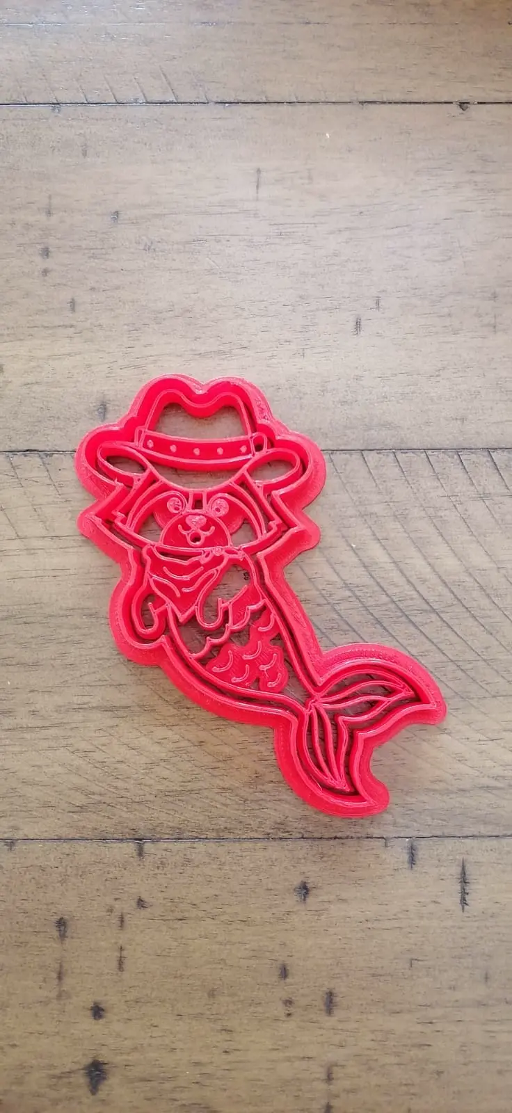 VAQUERO MAPACHE SIRENA COOKIE CUTTER