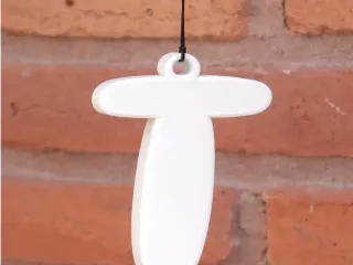 Letter T Keychain