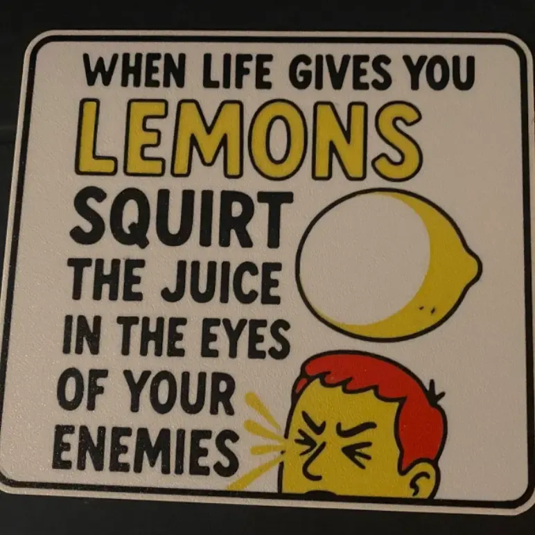 when live gives you lemons