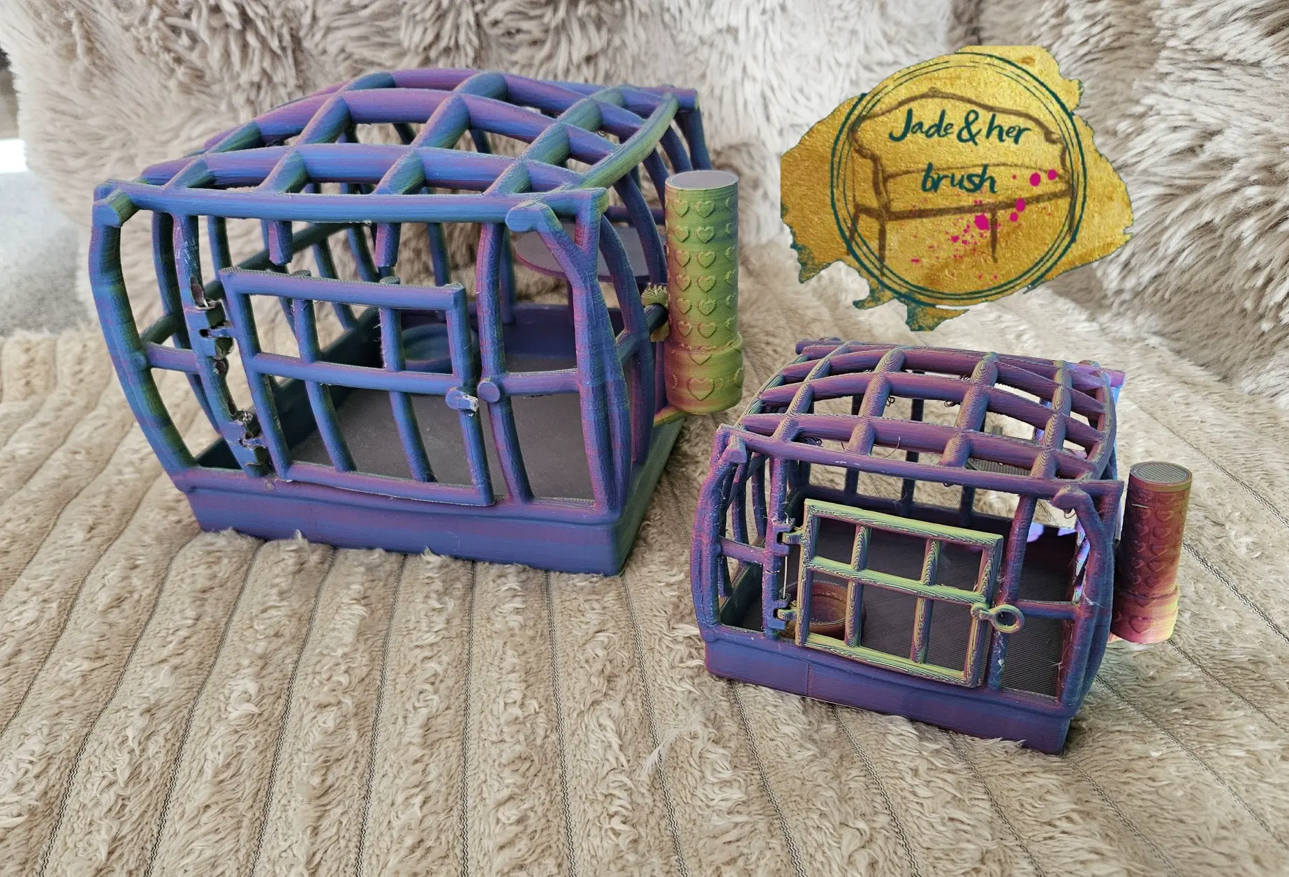 Flexi pet cage, no support toy rat house