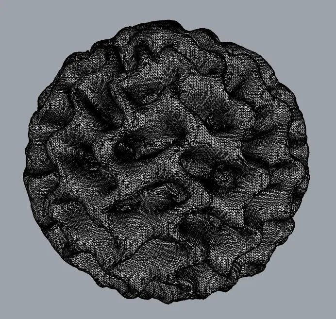 Gyroid Sphere #9