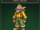 Garden Gnome Character Pack – Fantasy Garden Worker Kitbash-3