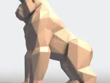 Gorilla Low Poly-5