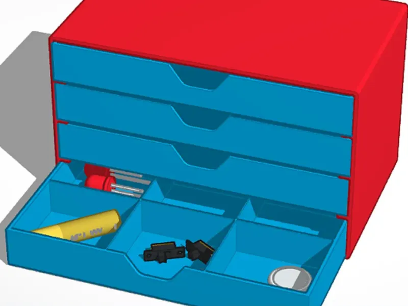 Multi shelf organizer easy to print