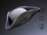 Three-Cornered Pirate Hat #RoZ-0