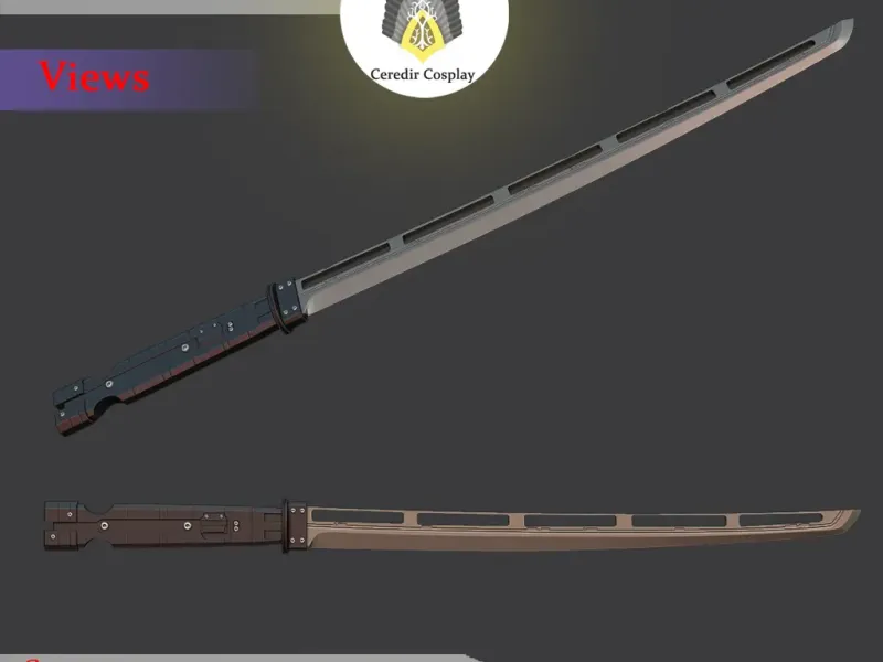 Hawkeye Sword / Ronin Sword 3d digital file