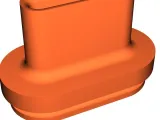 Phone charge port cover-0