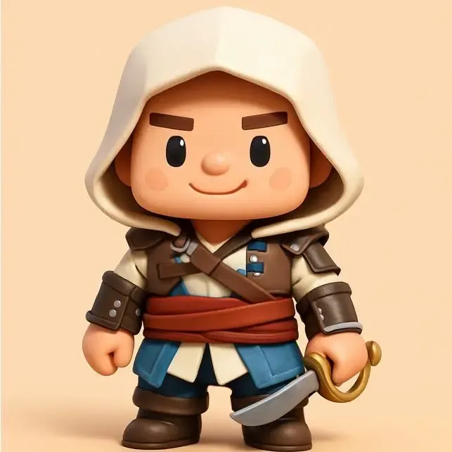 Chibi Assassin Creed Edward Kenway