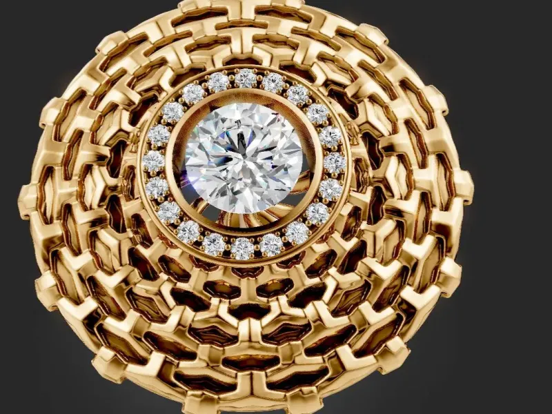Weave Diamond Earrings