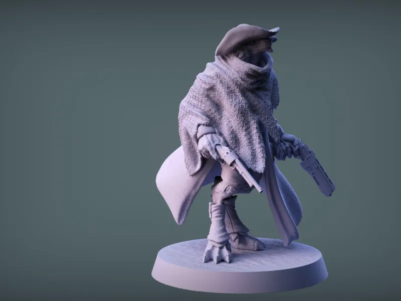 Loup-garou pistolier en deux versions