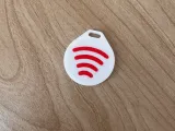 NFC Keychain for AMS – Dual-Color Wave Design-2