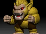 Ōzaru dorado version chibi-6